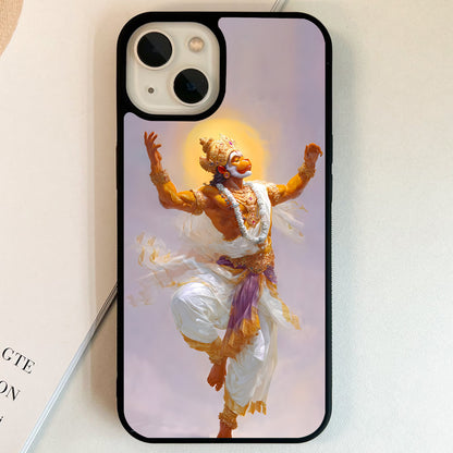 Hanuman Dancing Grace Glass Case