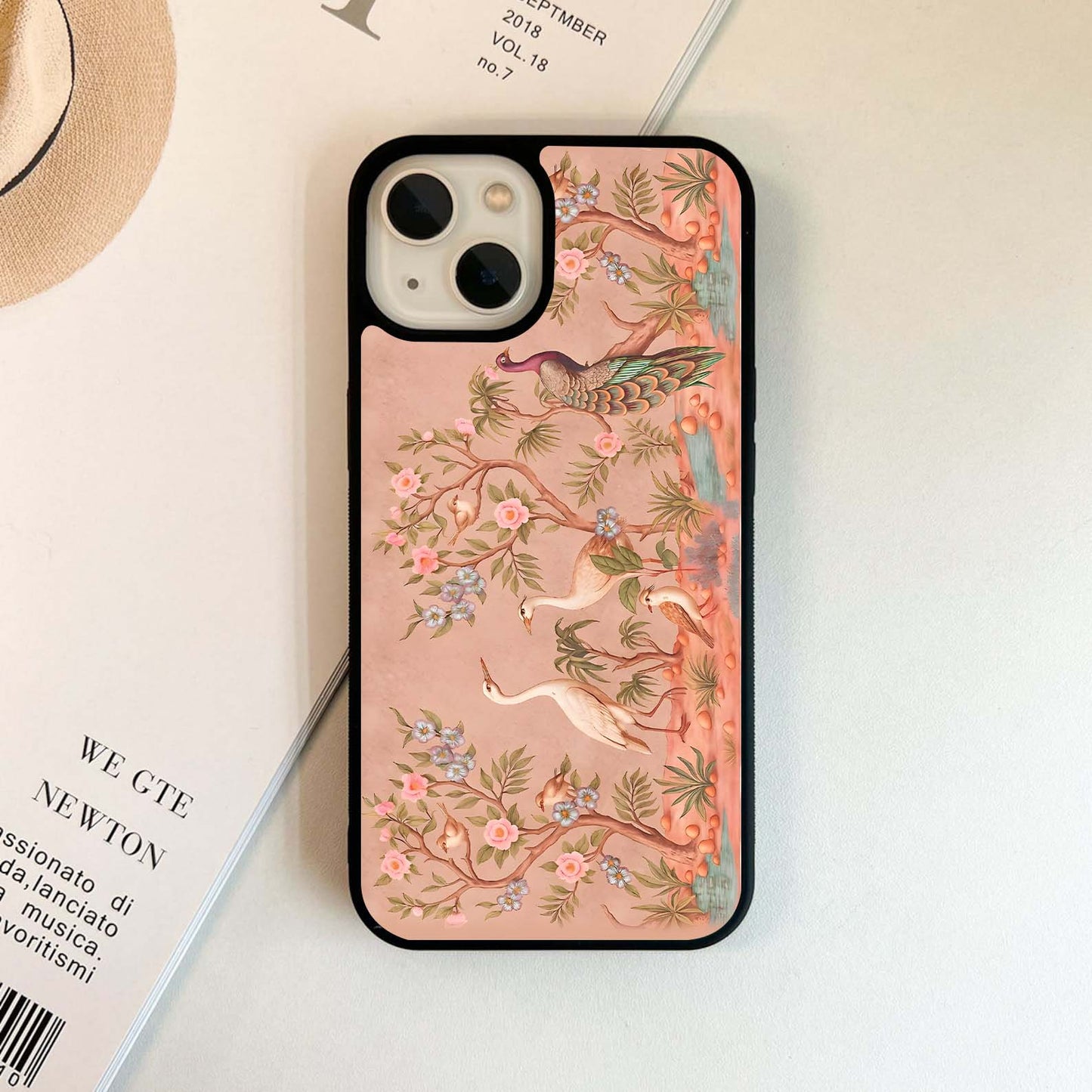 Blossom Bird Paradise Glass Case