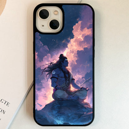 Celestial Shiva Meditation Glass Case