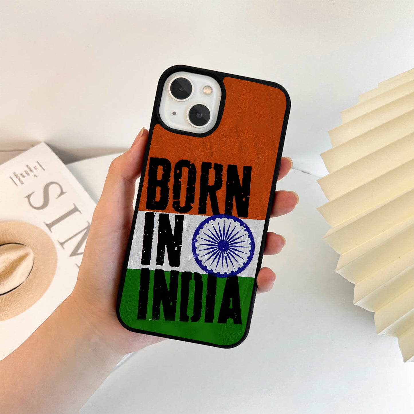 Born In India Glass Case