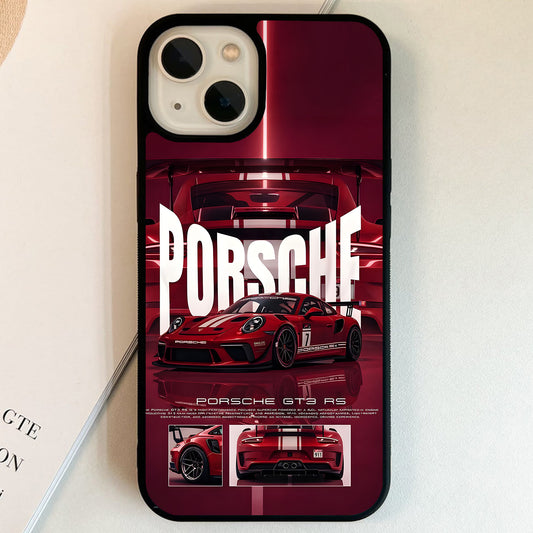Porsche Crimson GT3 Glass Case