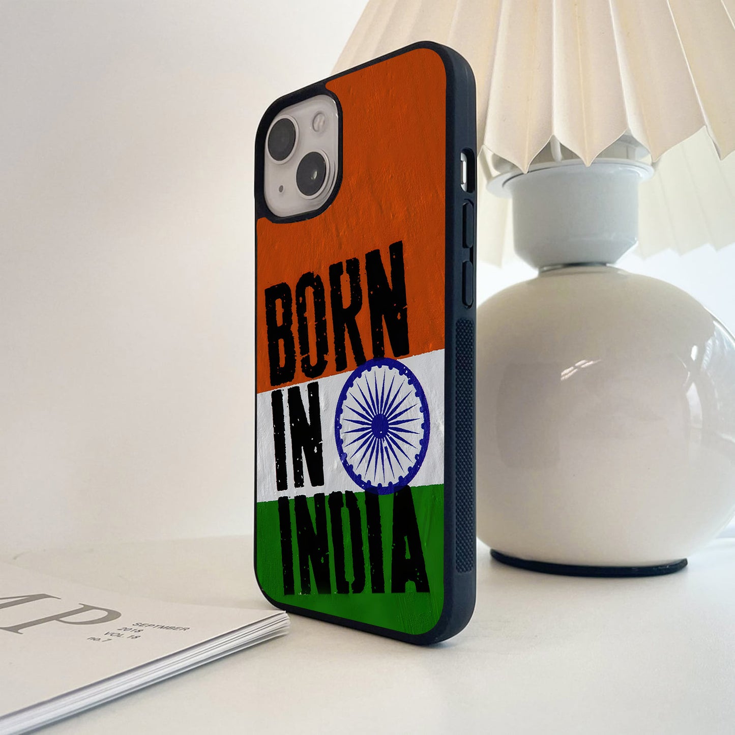 Born In India Glass Case