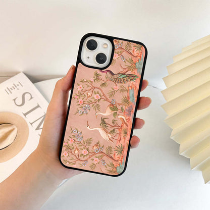 Blossom Bird Paradise Glass Case