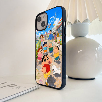 Happy Childhood Memories Glass Case