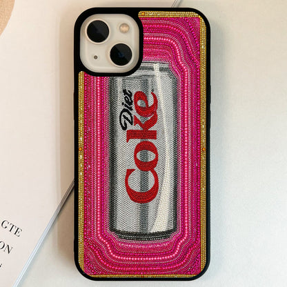 Diet Coke Crystal Glam Glass Case