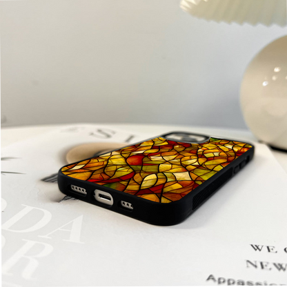 Autumn Stained Flame Glass Case