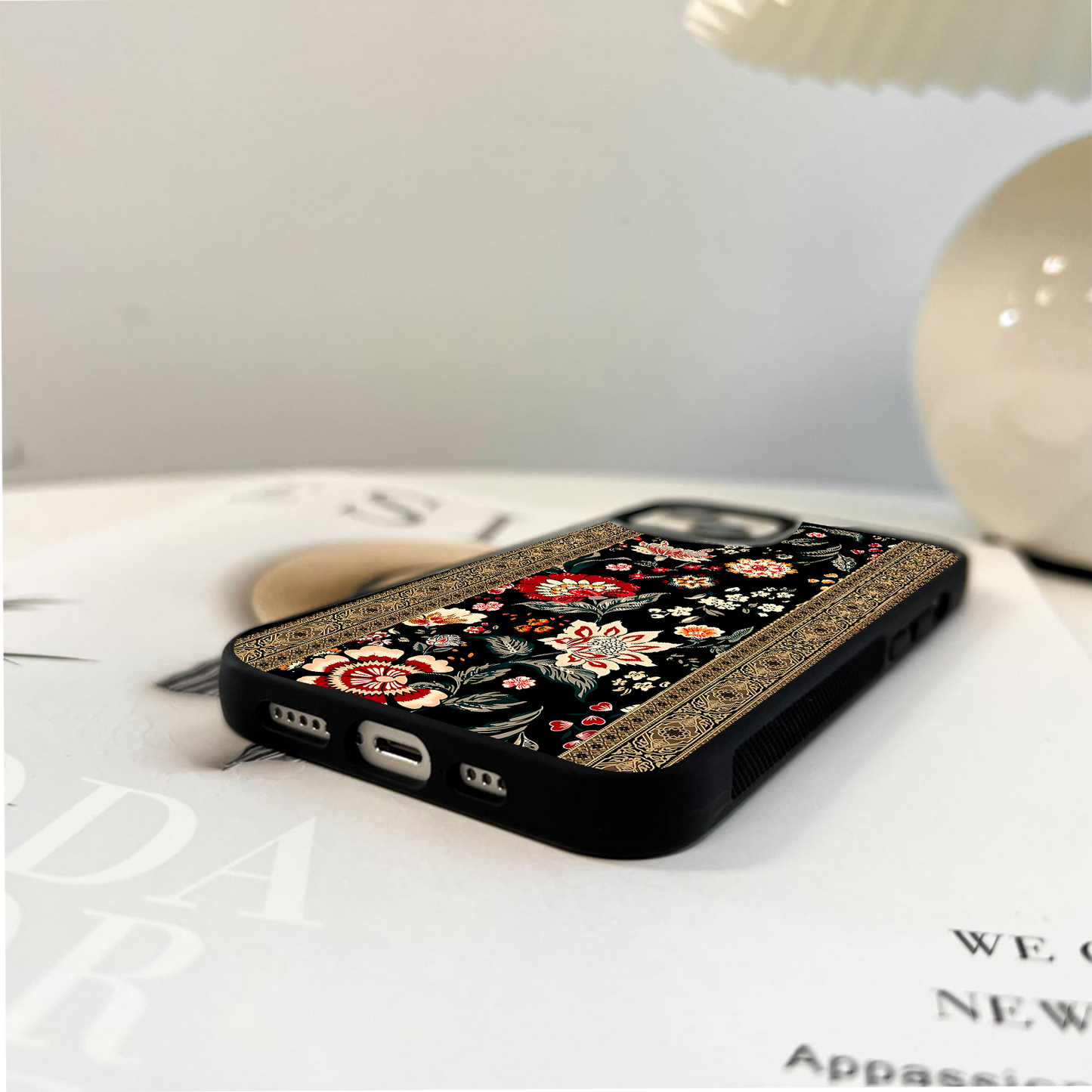 Crimson Folk Charm Glass Case