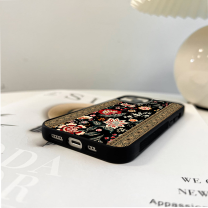 Crimson Folk Charm Glass Case