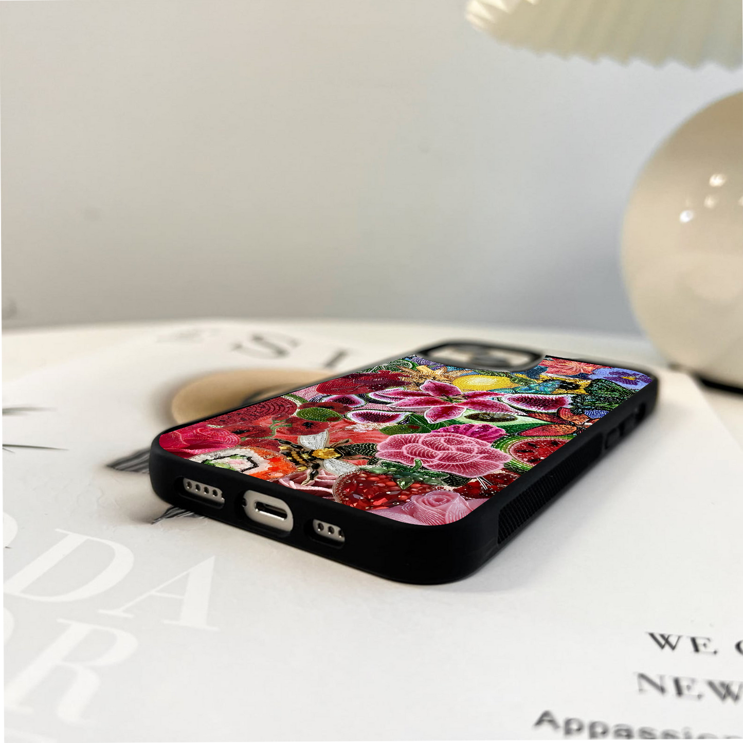 Beaded Garden Magic Glass Case