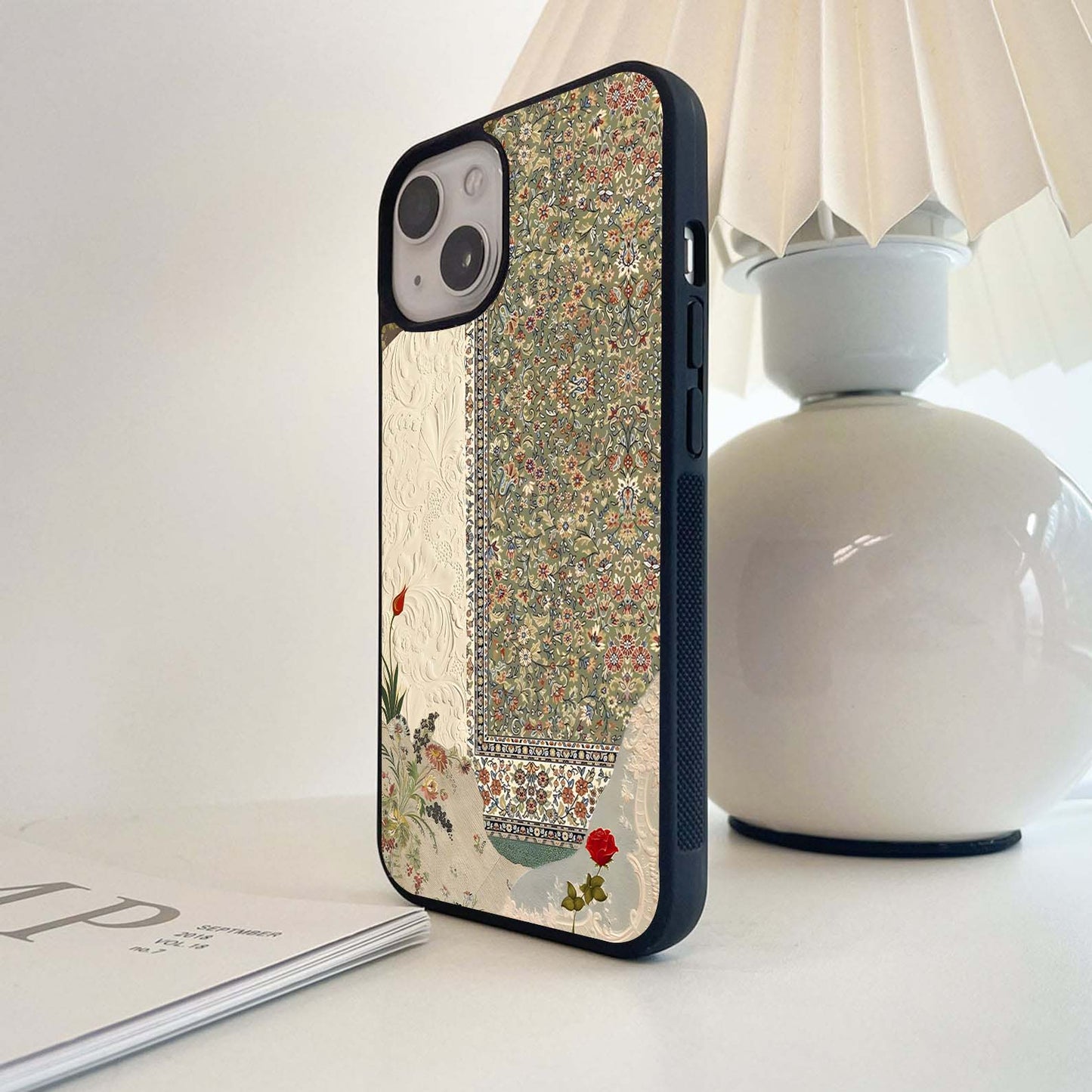 Heritage Textile Layers Glass Case