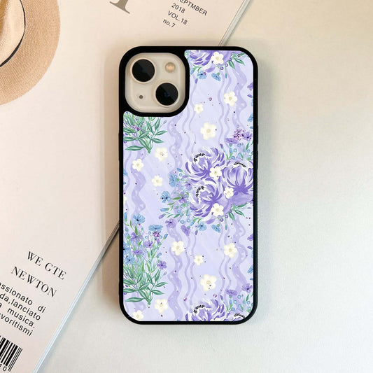 Lavender Garden Whispers Glass Case