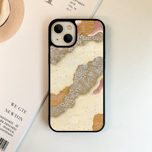 Golden Petal Strata Glass Case