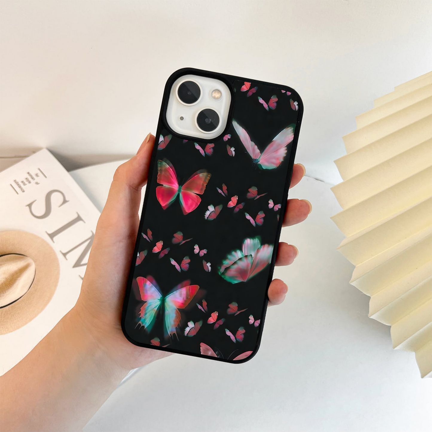 Flutter Glow Night Glass Case