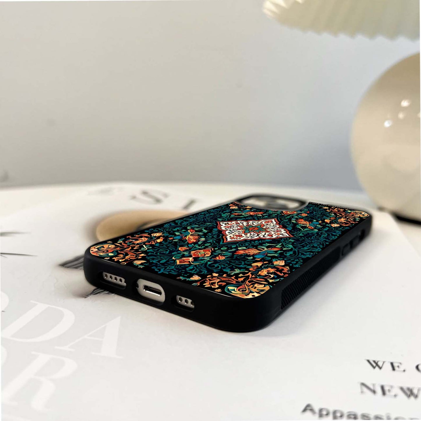 Royal Garden Tapestry  Glass Case