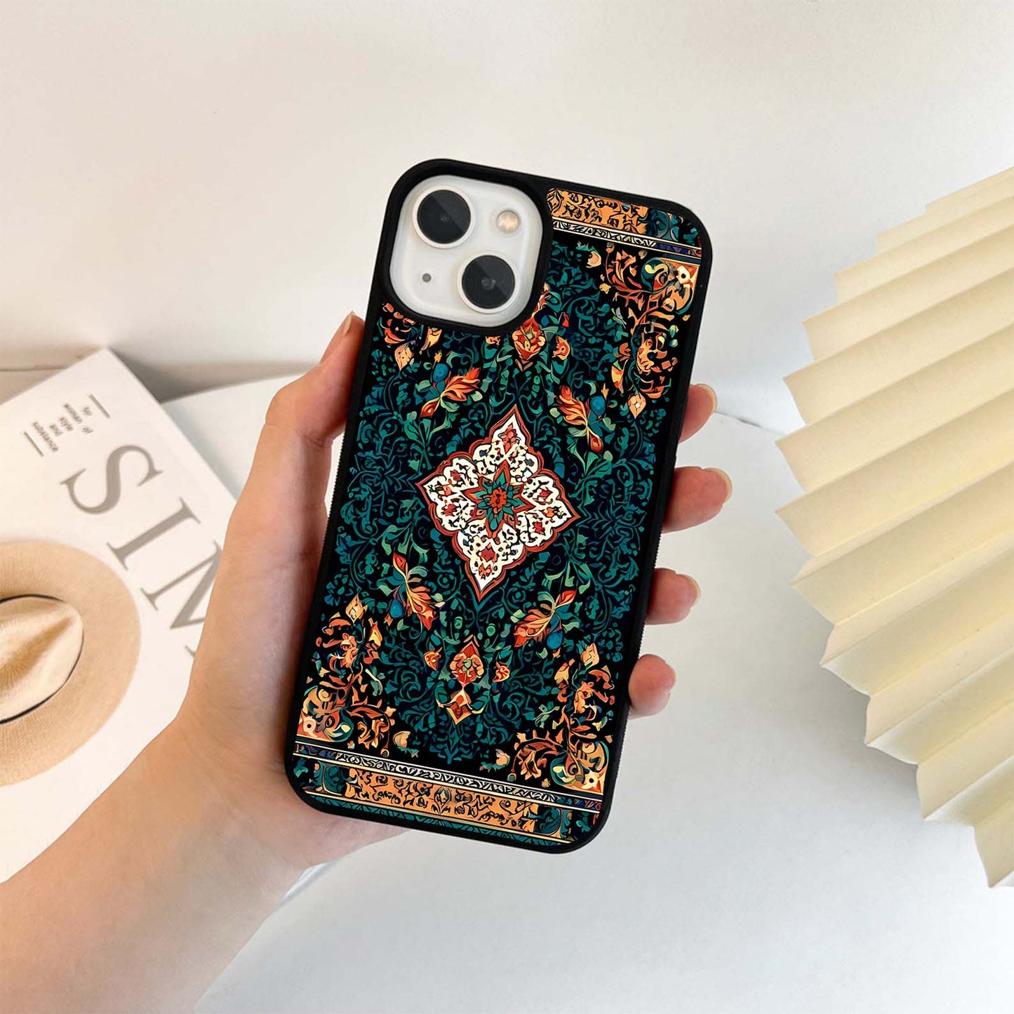 Royal Garden Tapestry  Glass Case