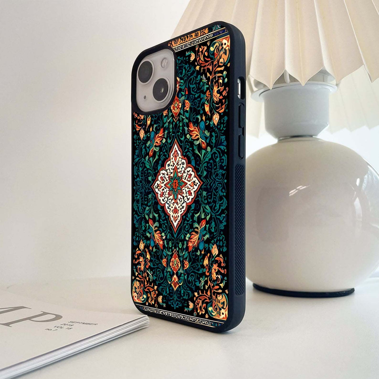 Royal Garden Tapestry  Glass Case