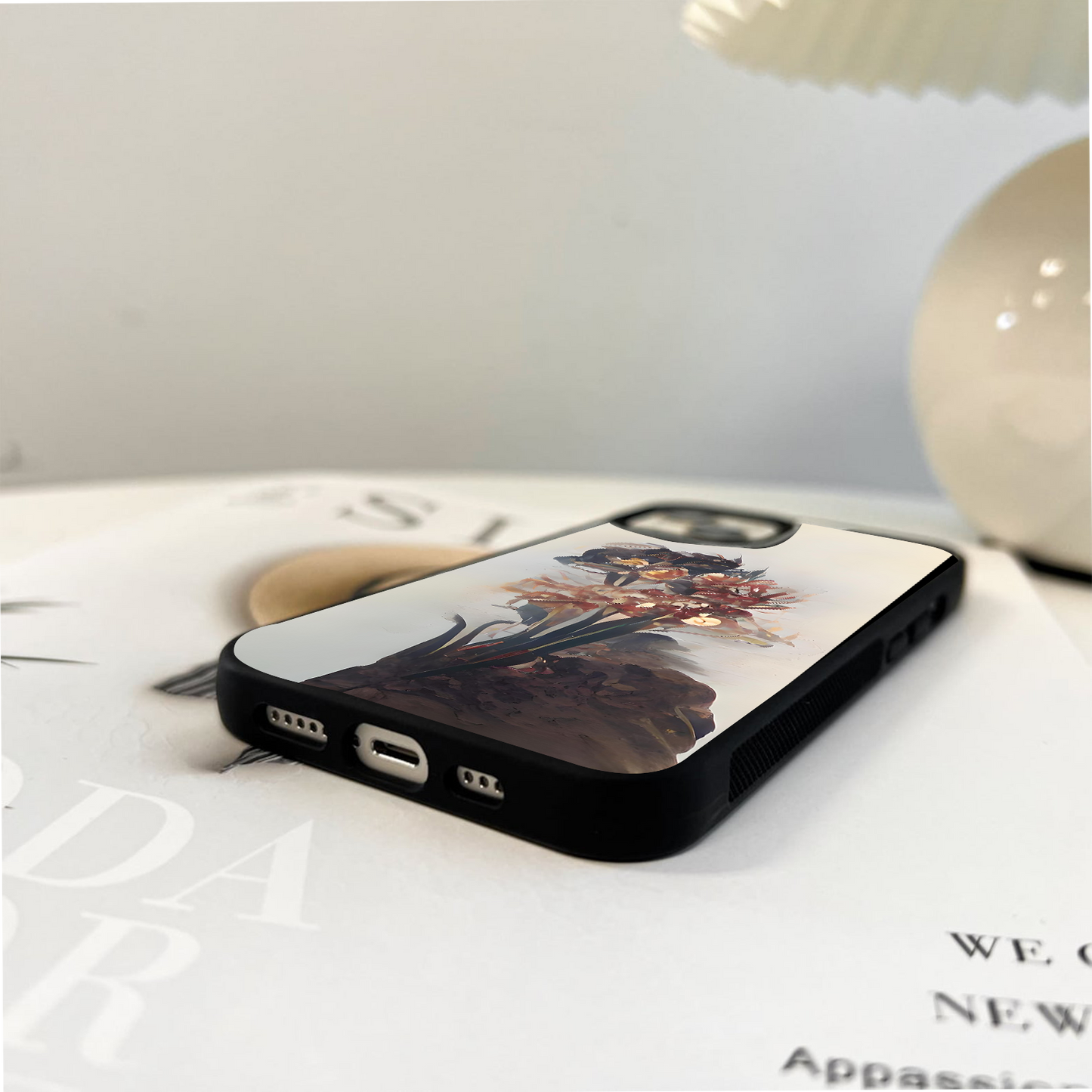 Muted Petal Echo Glass Case