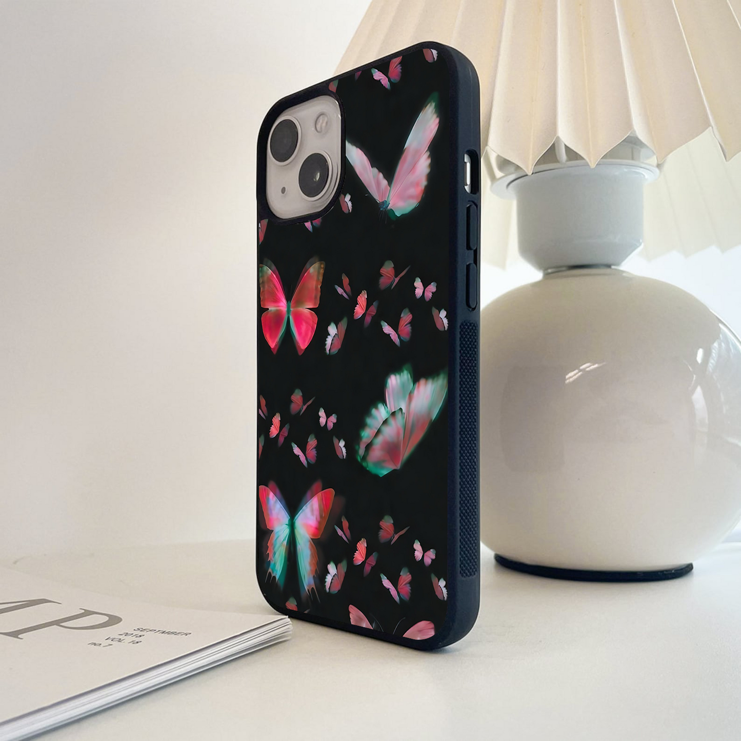 Flutter Glow Night Glass Case