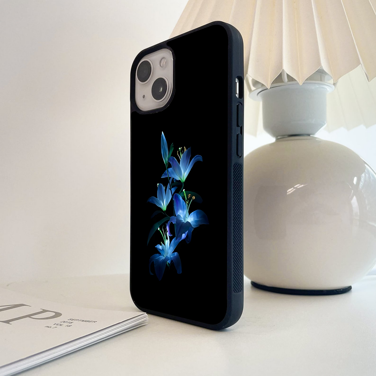 Midnight Bloom Glow Glass Case