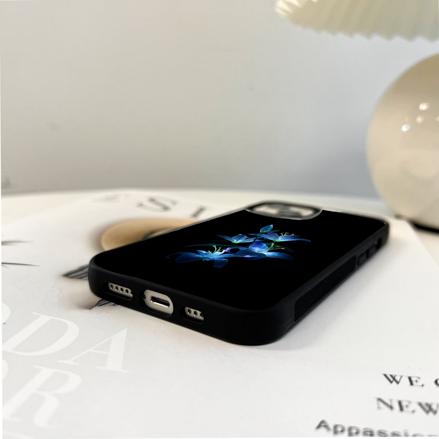 Midnight Bloom Glow Glass Case