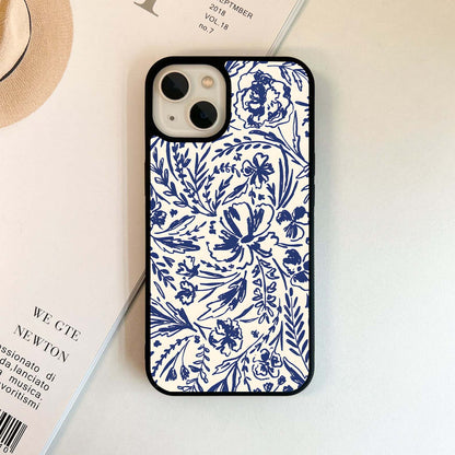 Indigo Garden Bloom Glass Case