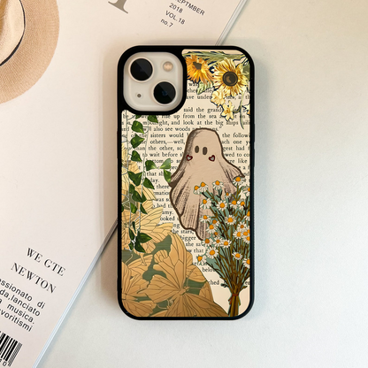 Cute Ghost Garden Glass Case