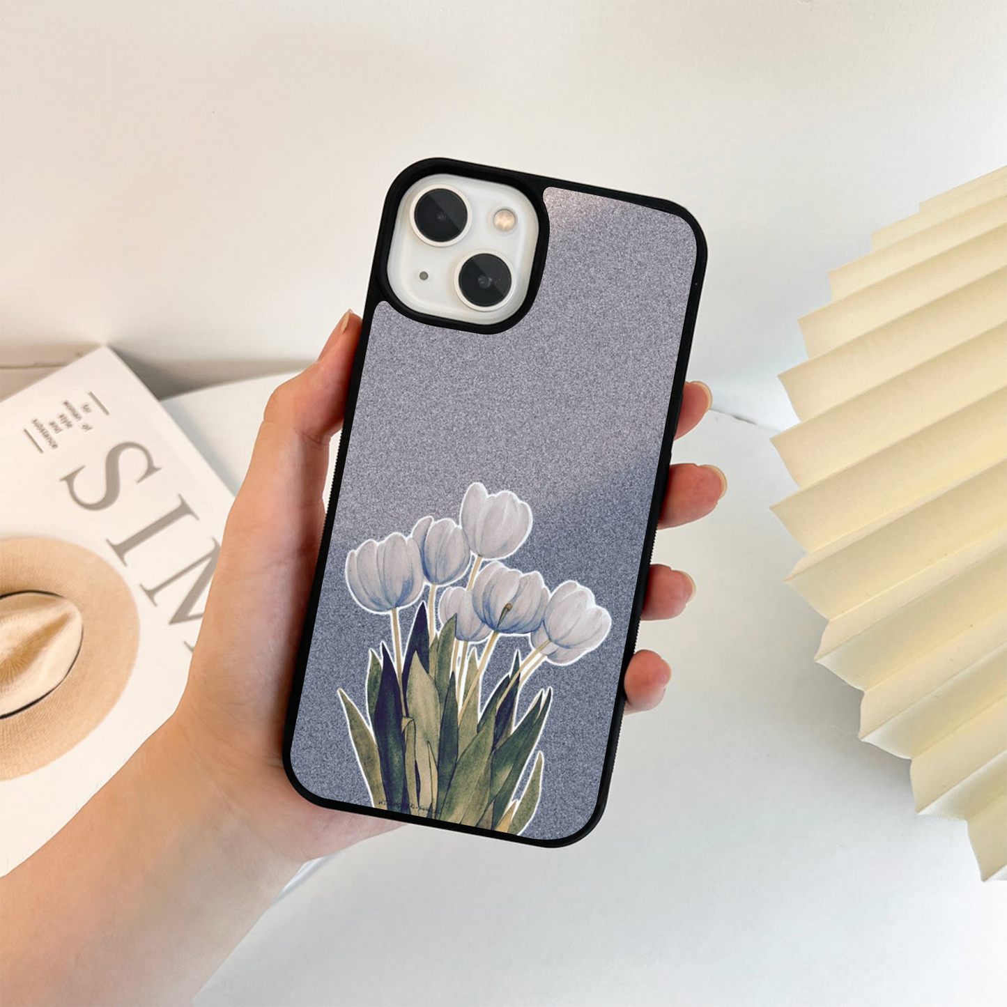 Frosted Bloom Grace Glass Case