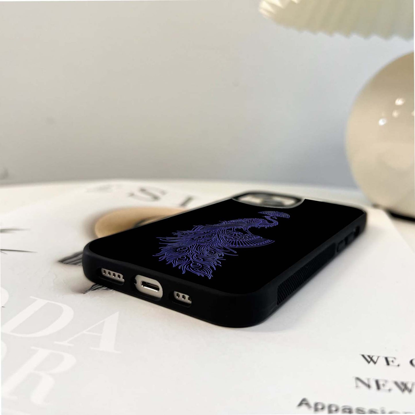 Royal Peacock Grace Glass Case