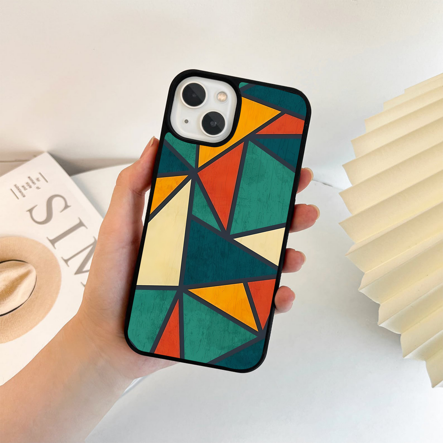 Geo Pop Puzzle Glass Case