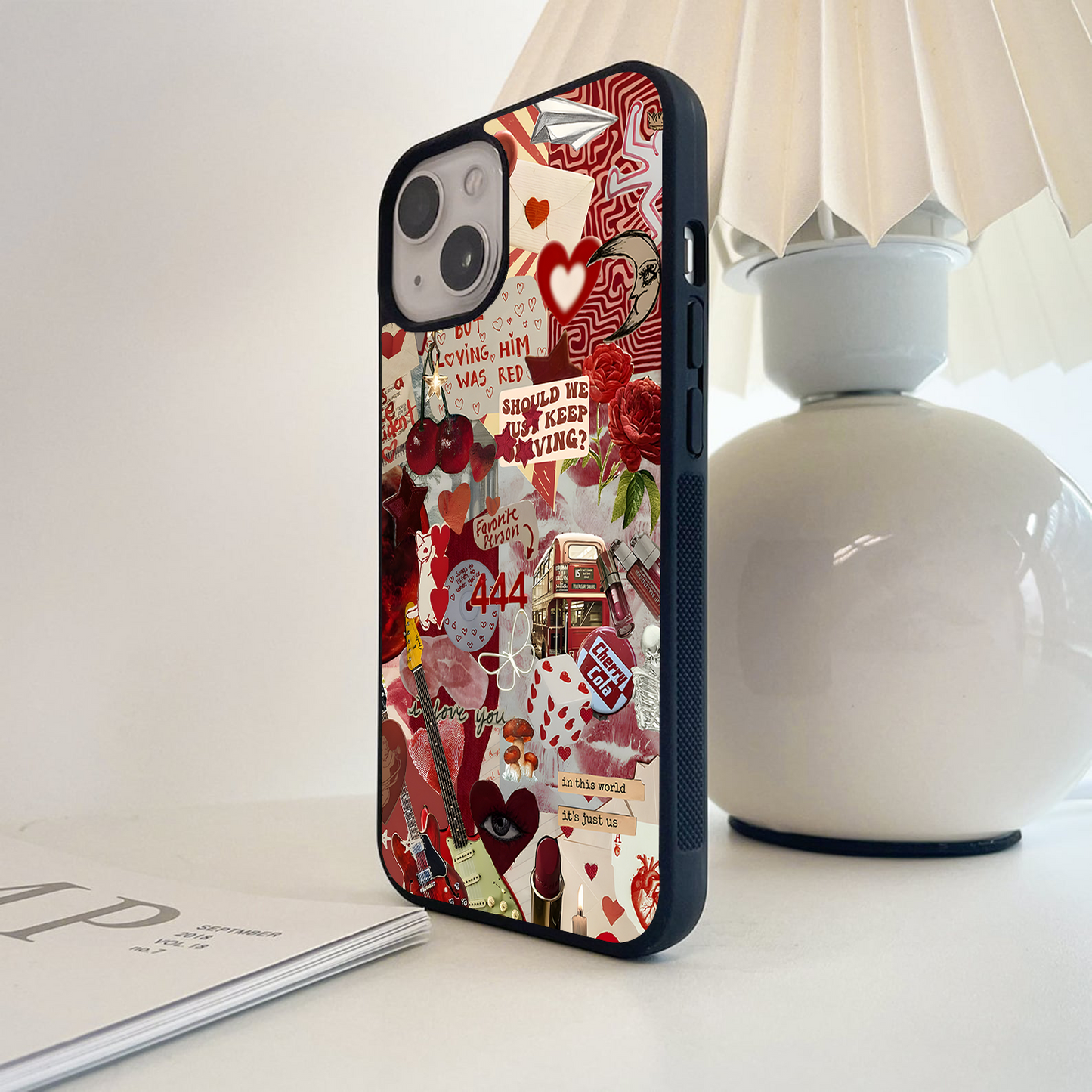 Lover Red Chaos Glass Case