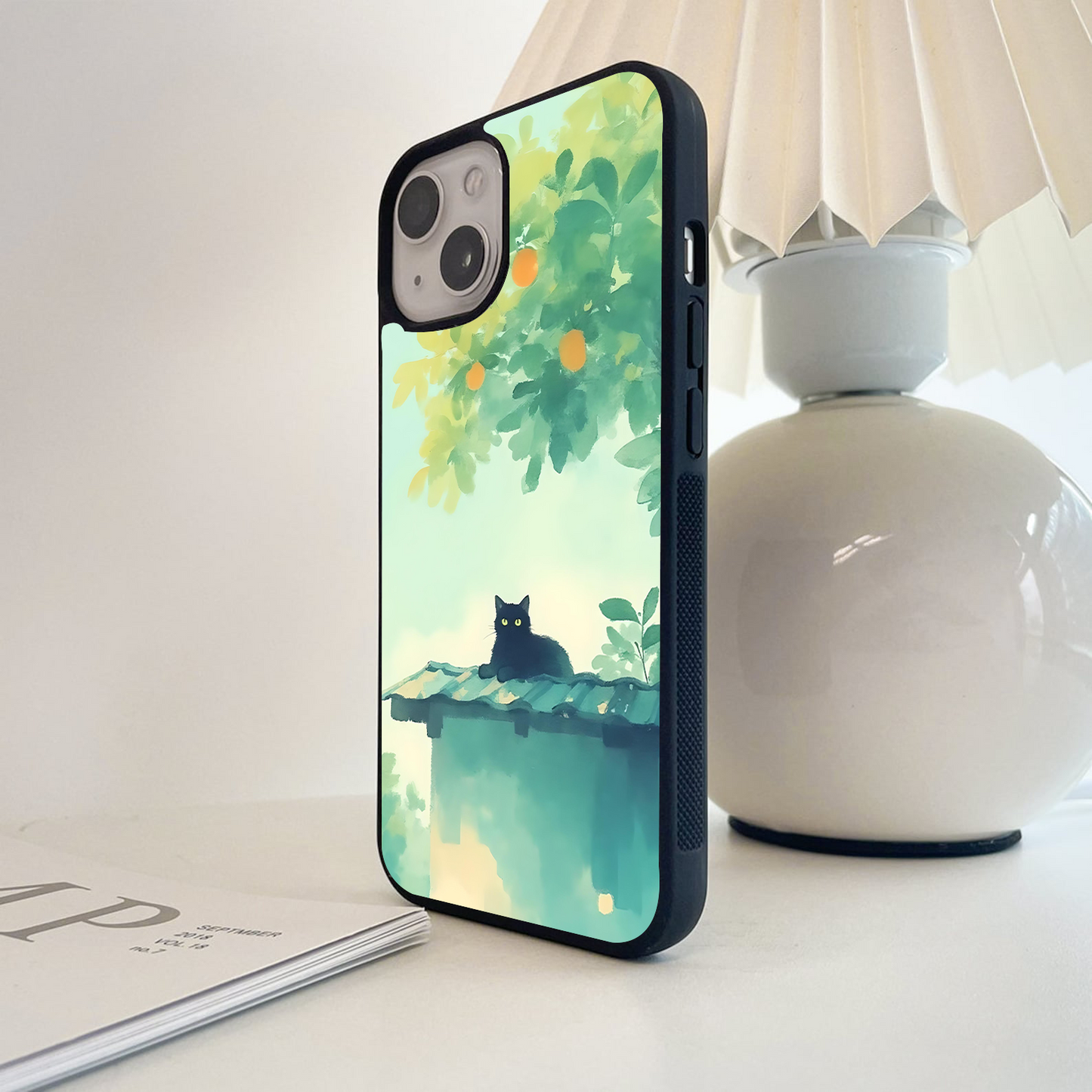 Midday Cat Dreams Glass Case