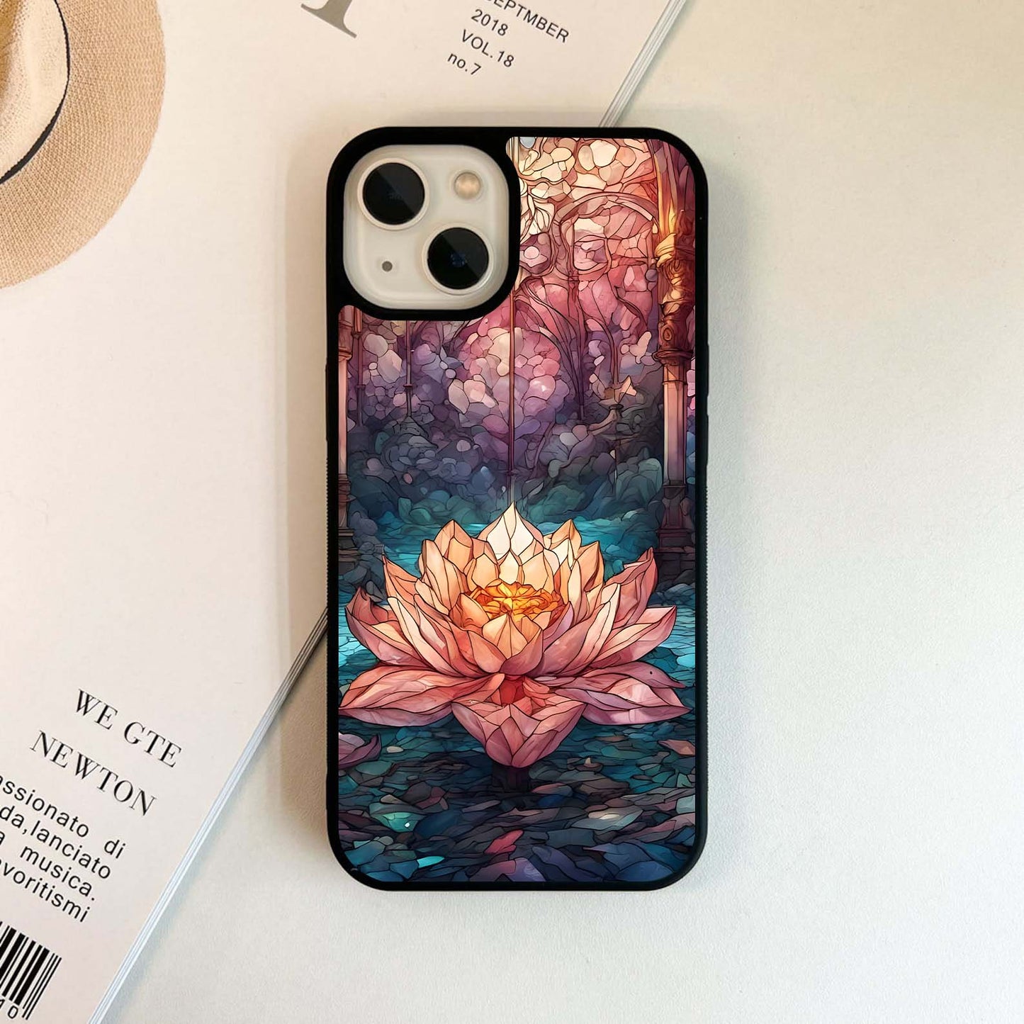 Lotus Cathedral  Glass Case