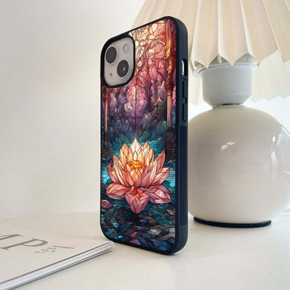 Lotus Cathedral  Glass Case