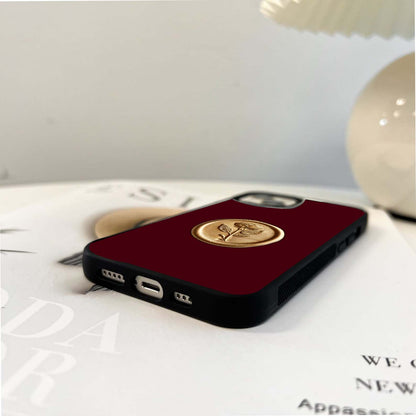 Royal Rose Emblem Glass Case