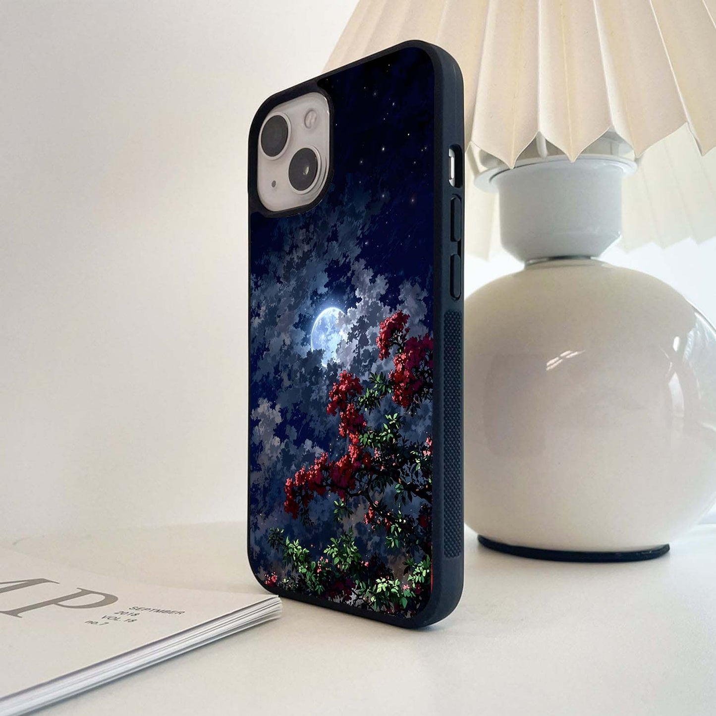 Magical Enchanting Moon Glass Case