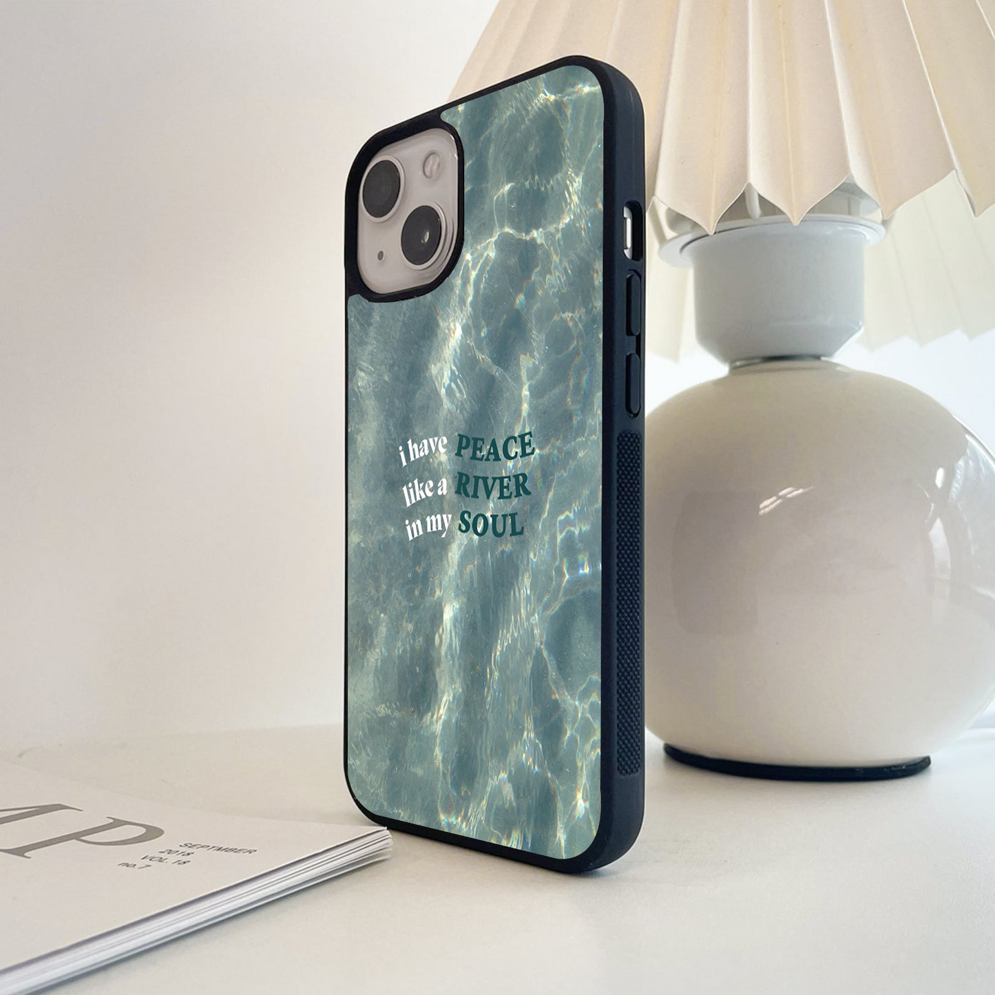 River Soul Peace Glass Case