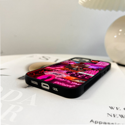 Neon Rebel Vibe Glass Case