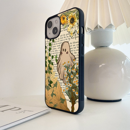 Cute Ghost Garden Glass Case