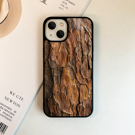 Earthy Peel Texture Glass Case