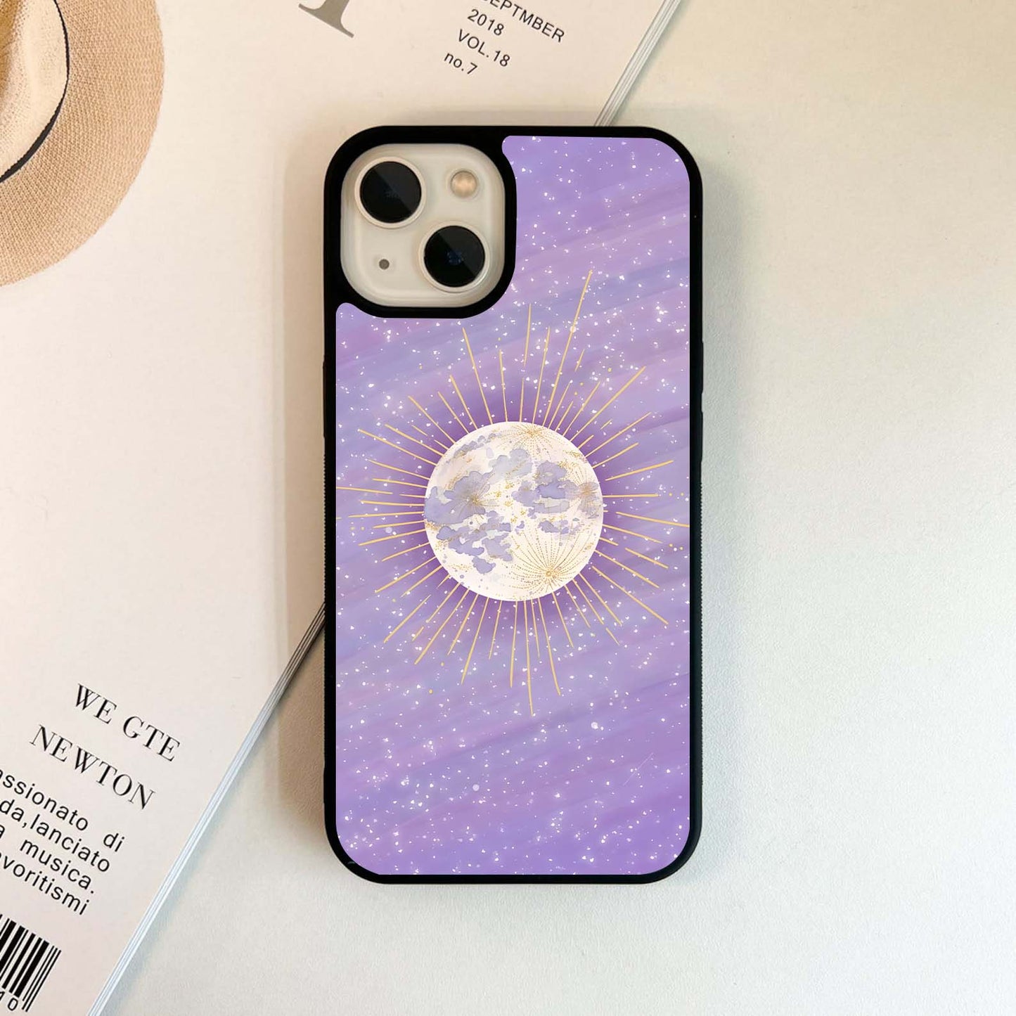 Lavender Cosmic Glow Glass Case