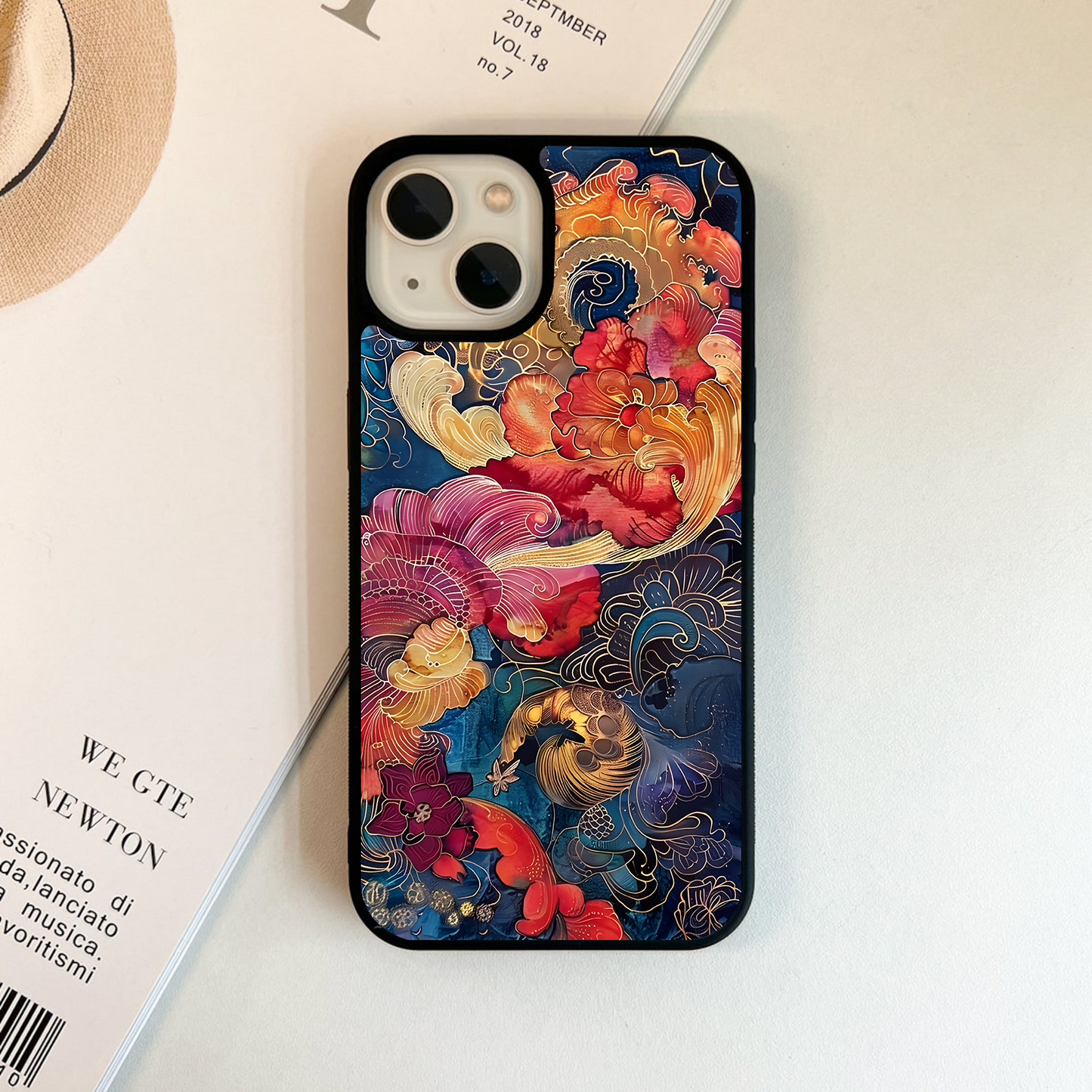 Mystic Bloom Swirl Glass Case