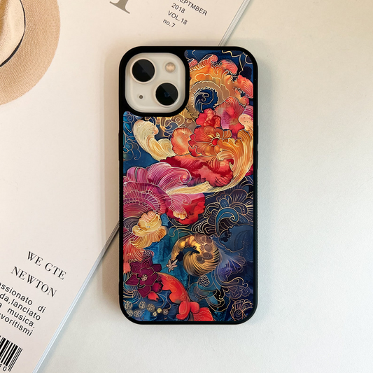 Mystic Bloom Swirl Glass Case