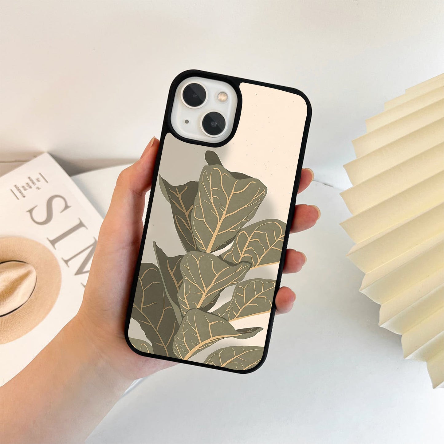 Earthy Calm Frame Glass Case