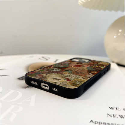 Rustic Cosmic Charm Glass Case