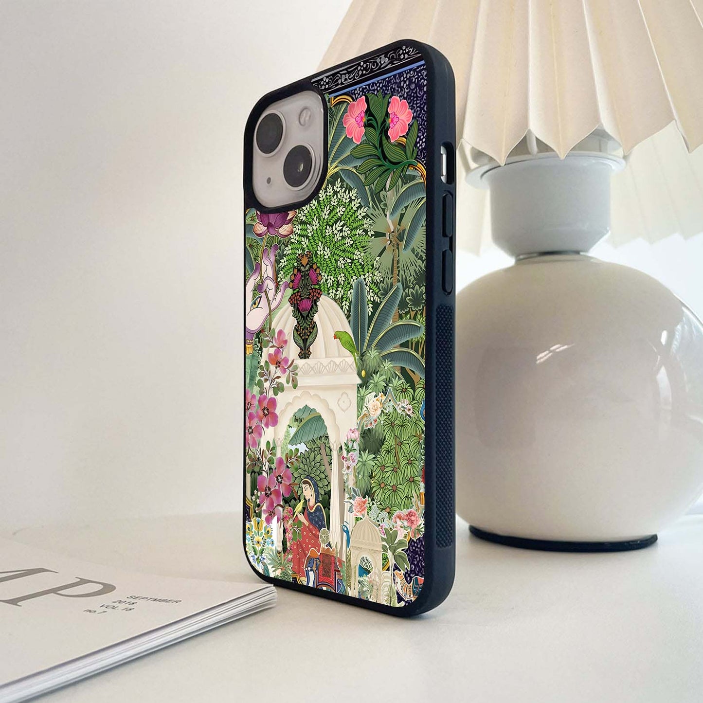 Lotus Garden Serenity Glass Case