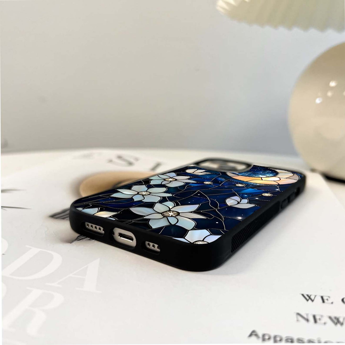 Lunar Bloom Glass Case