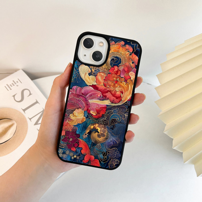 Mystic Bloom Swirl Glass Case