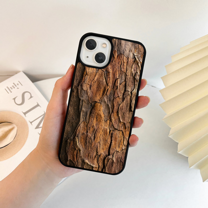 Earthy Peel Texture Glass Case