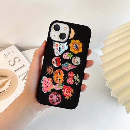 Funky Fruit Face Glass Case