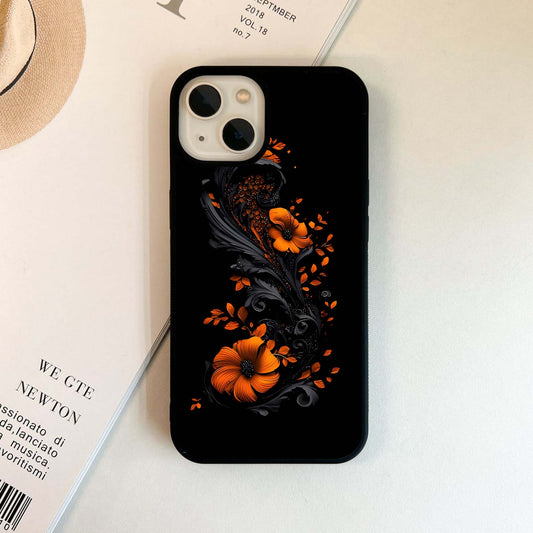 Midnight Ember Bloom Glass Case